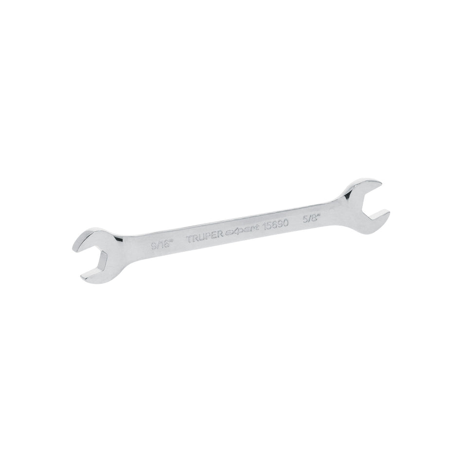 Llave española, 9/16 x 5/8' x 189 mm de largo, Truper Expert Caja con 6, 15690