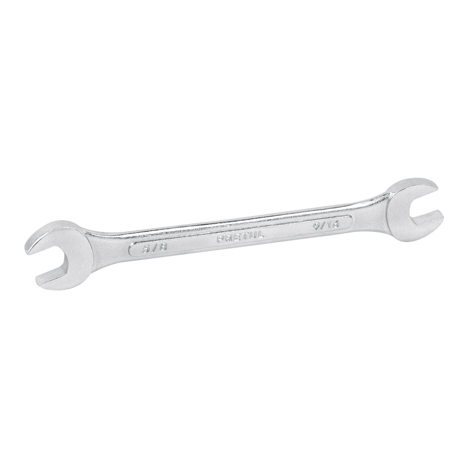 Llave española, 9/16 x 5/8' x 185 mm de largo, PRETUL Caja con 12, 21955