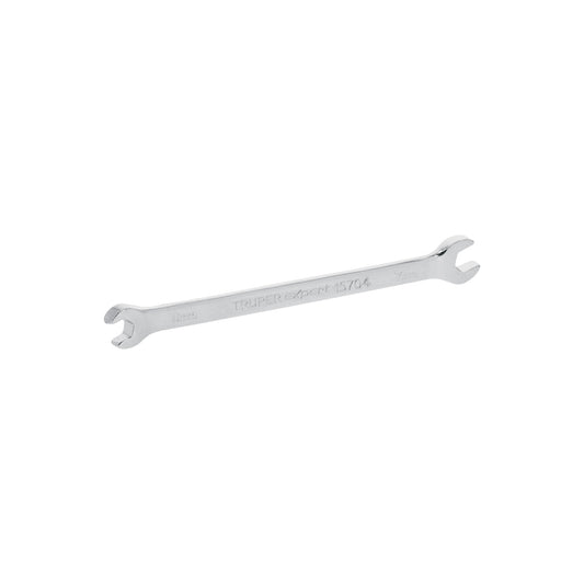 Llave española 6 x 7 mm x 126 mm de largo, Truper Expert Caja con 6, 15704