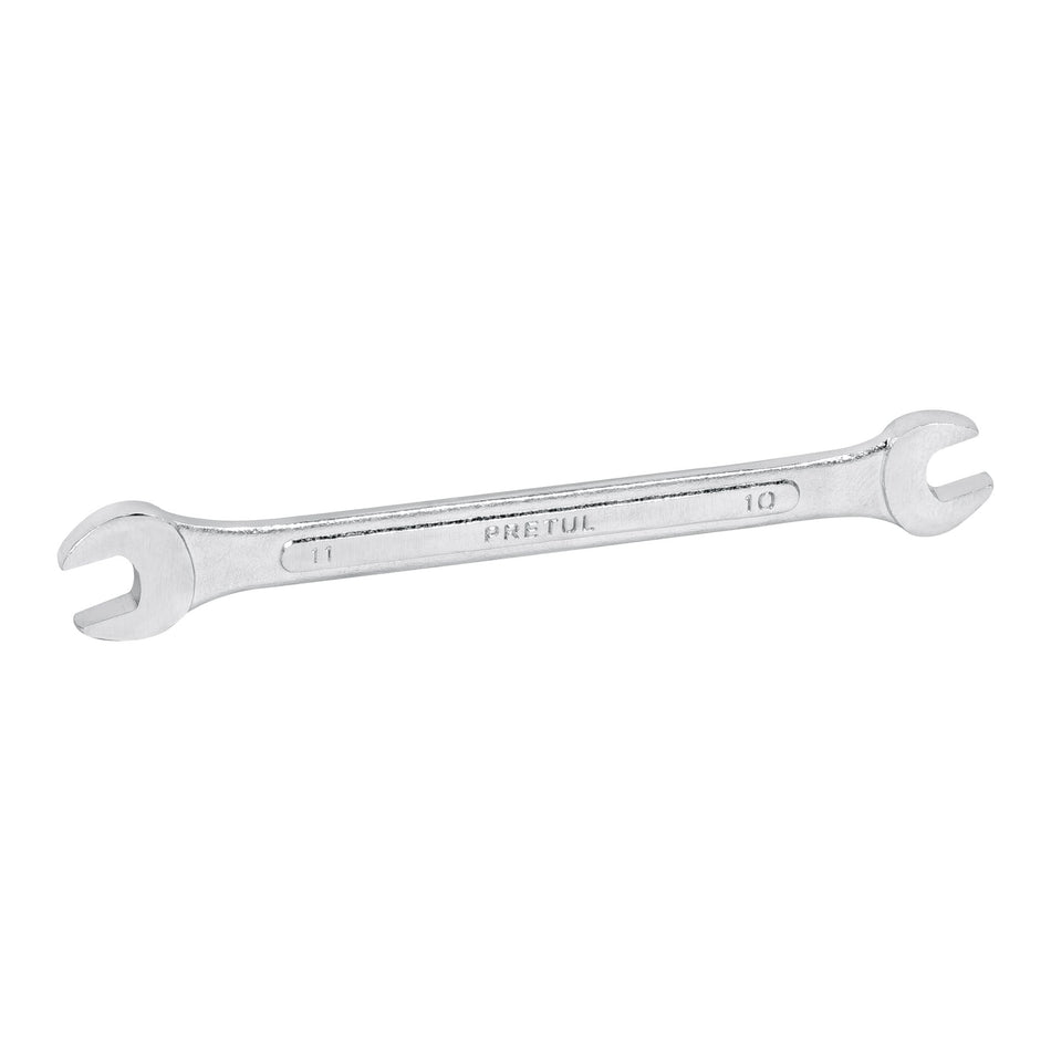 Llave española 10 x 11 mm x 157 mm de largo, PRETUL Caja con 12, 21972