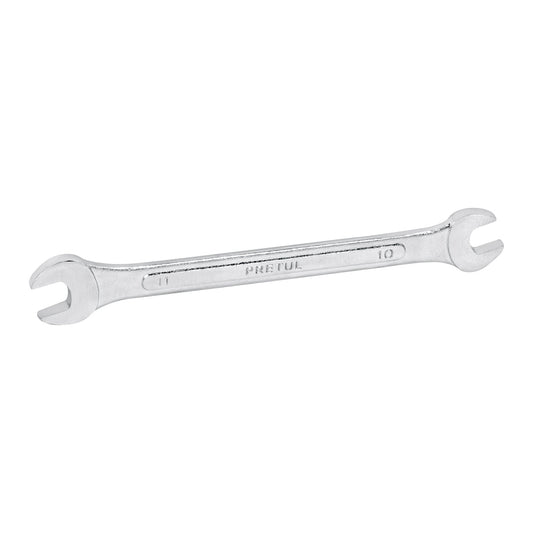 Llave española 10 x 11 mm x 157 mm de largo, PRETUL Caja con 12, 21972