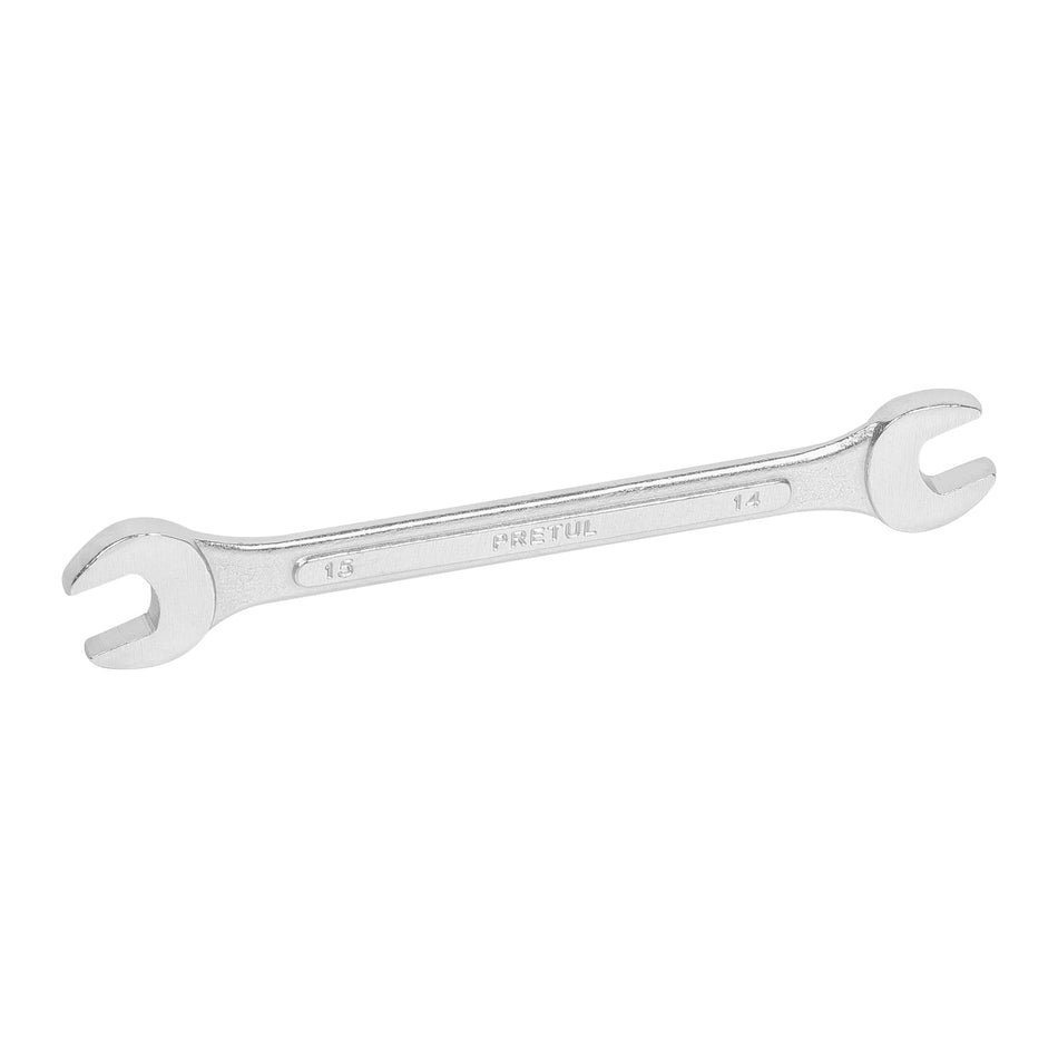 Llave española 14 x 15 mm x 185 mm de largo, PRETUL Caja con 12, 21974