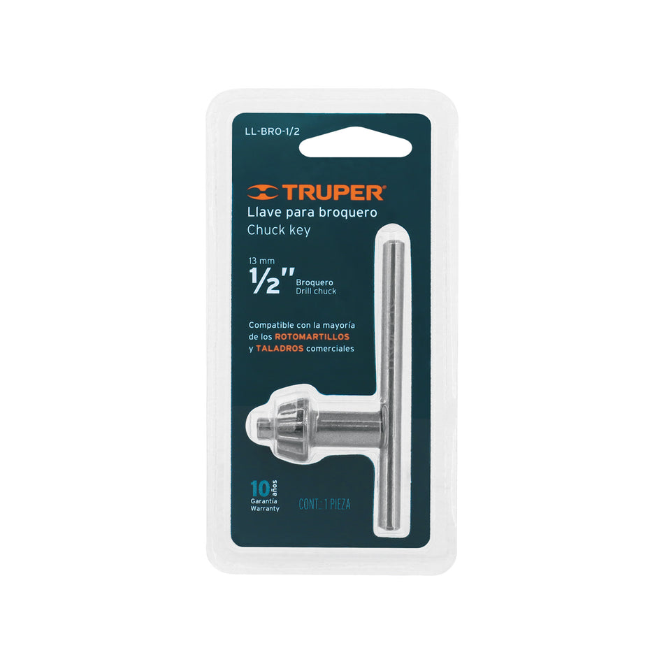 Llave para broquero de 1/2', Truper Caja con 6, 16560