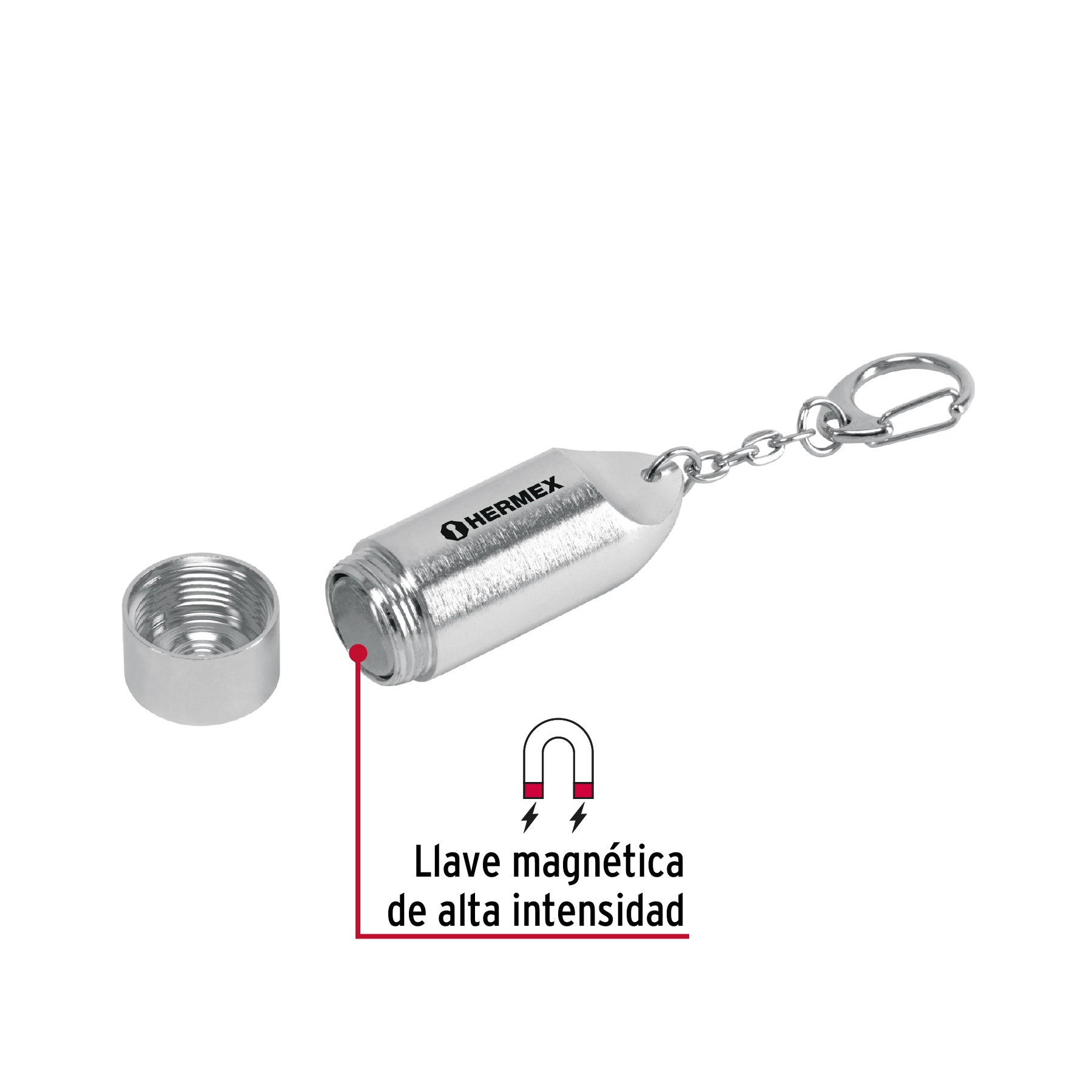 Llave magnética para candado CANGA-100, Hermex, 43370