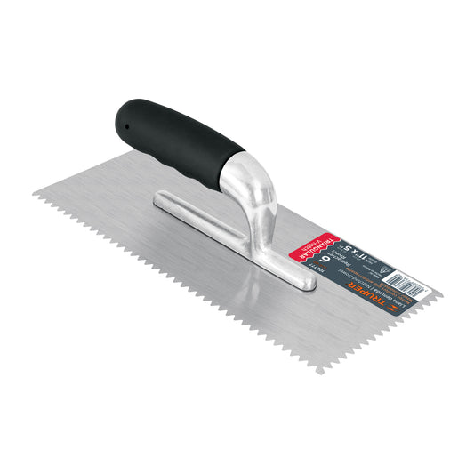 Llana 11' dentado triangular, 6 remaches, mgo comfort grip Caja con 6, 102777