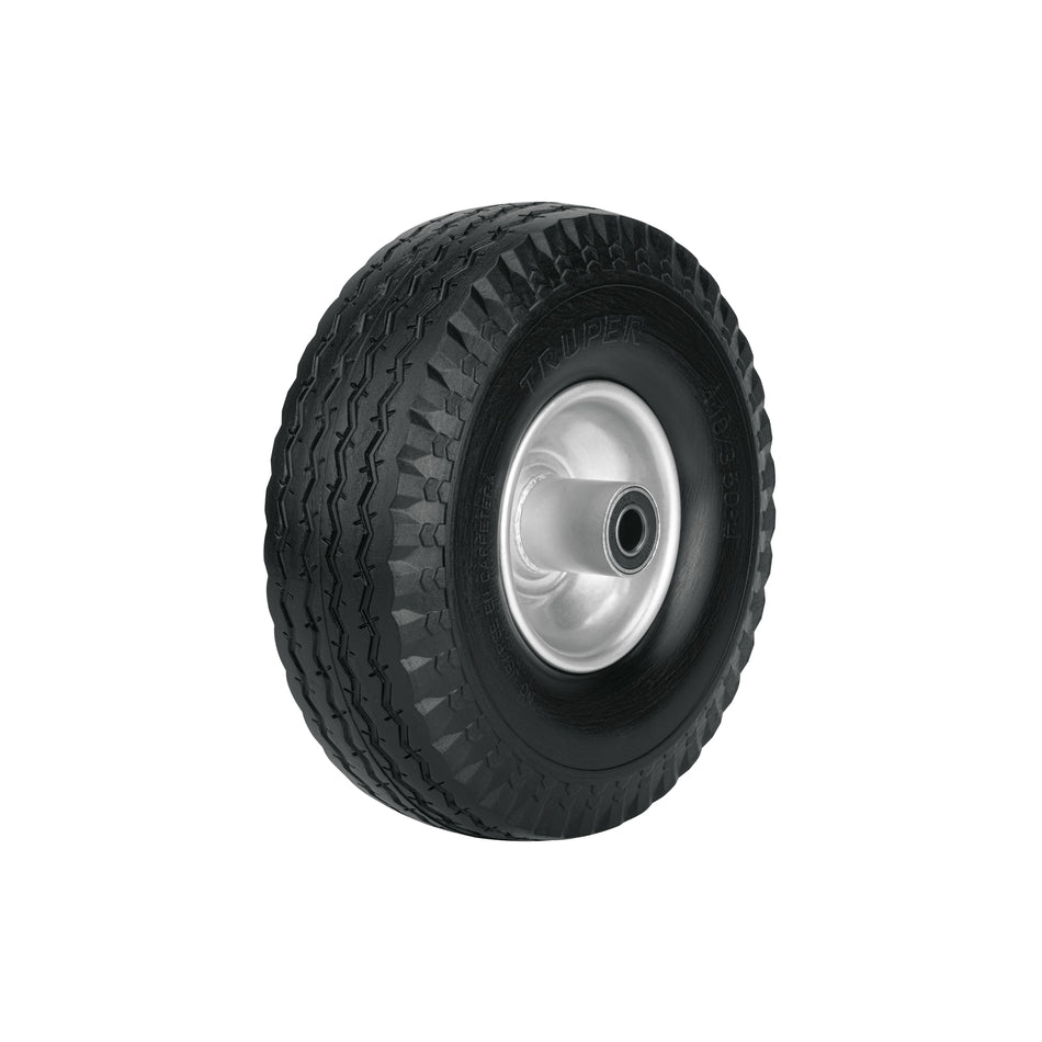 Rueda imponchable 10' para eje lateral, Truper Caja con 2, 45911