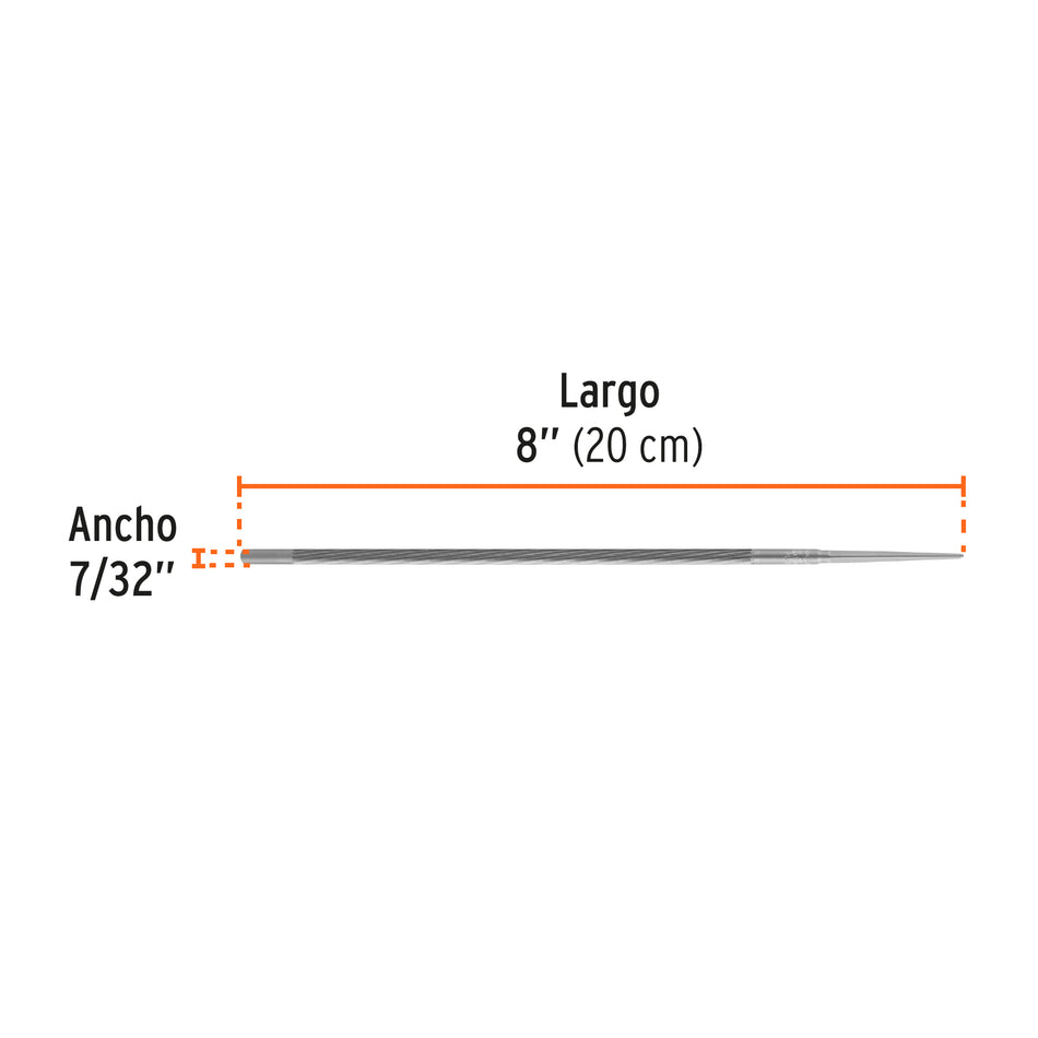 Lima profesional para motosierra, 7/32', Truper Expert Caja con 12, 15168