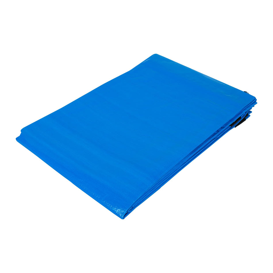 Lona 4 x 5 m, azul, Pretul Caja con 2, 23734