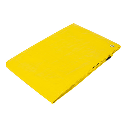 Lona 4 x 6 m, amarilla, Pretul Caja con 2, 23743