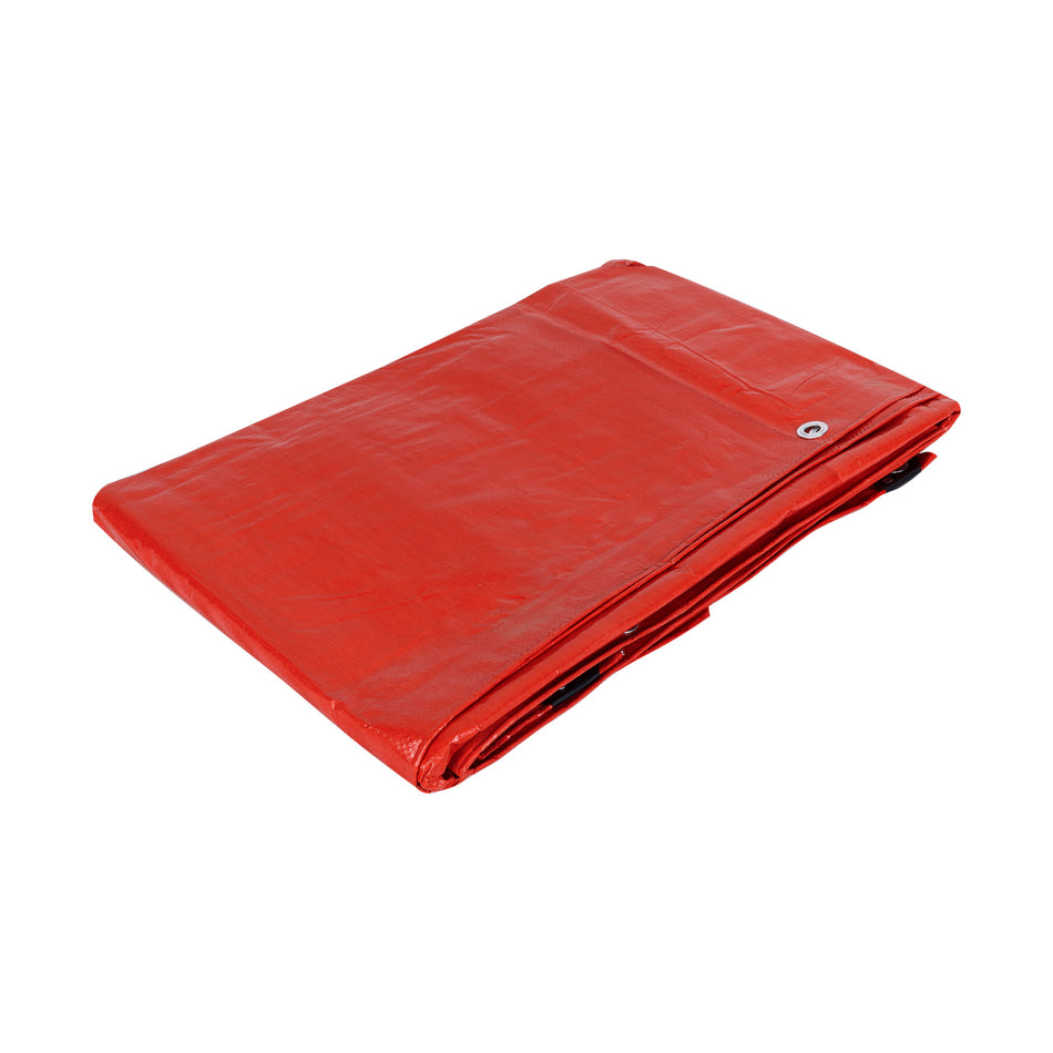 Lona 5 x 5 m, roja, Pretul Caja con 2, 26158