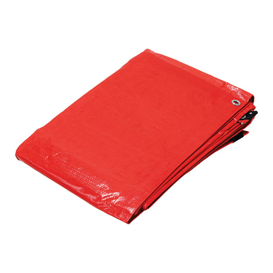 Lona 5 x 6 m, roja, Pretul Caja con 2, 23768