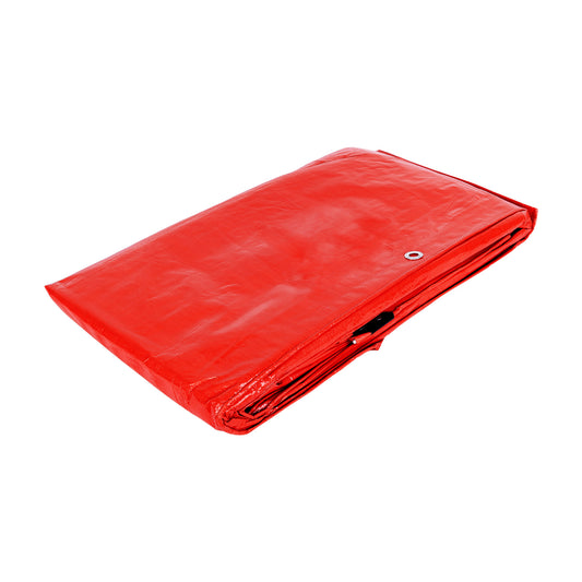 Lona 6 x 6 m, roja, Pretul Caja con 2, 26155