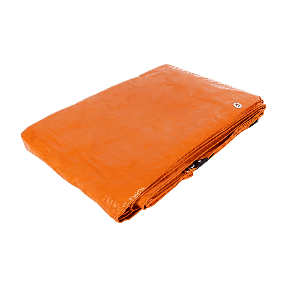 Lona polietileno 6 x 9 m, naranja, Pretul, 26144
