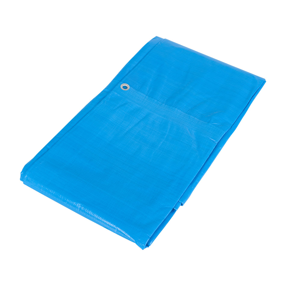 Lona azul reforzada de 3 x 3 m, Truper Caja con 3, 15370