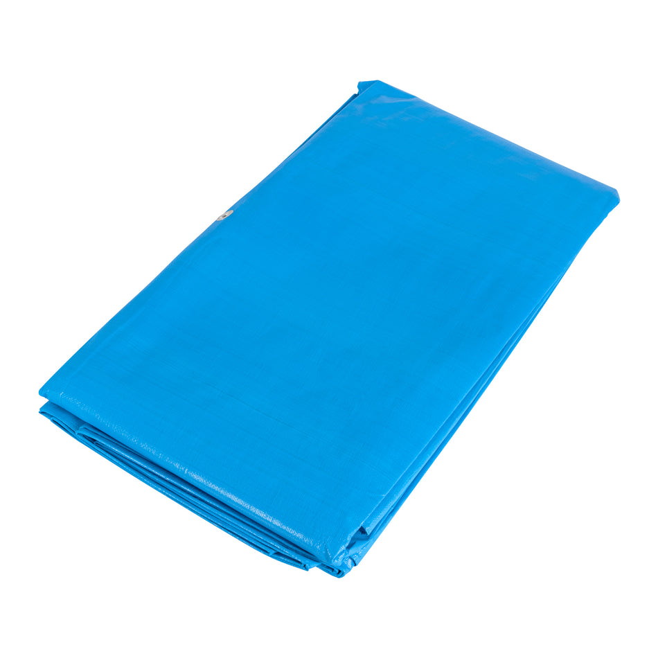 Lona azul reforzada de 4 x 5 m, Truper Caja con 2, 15372