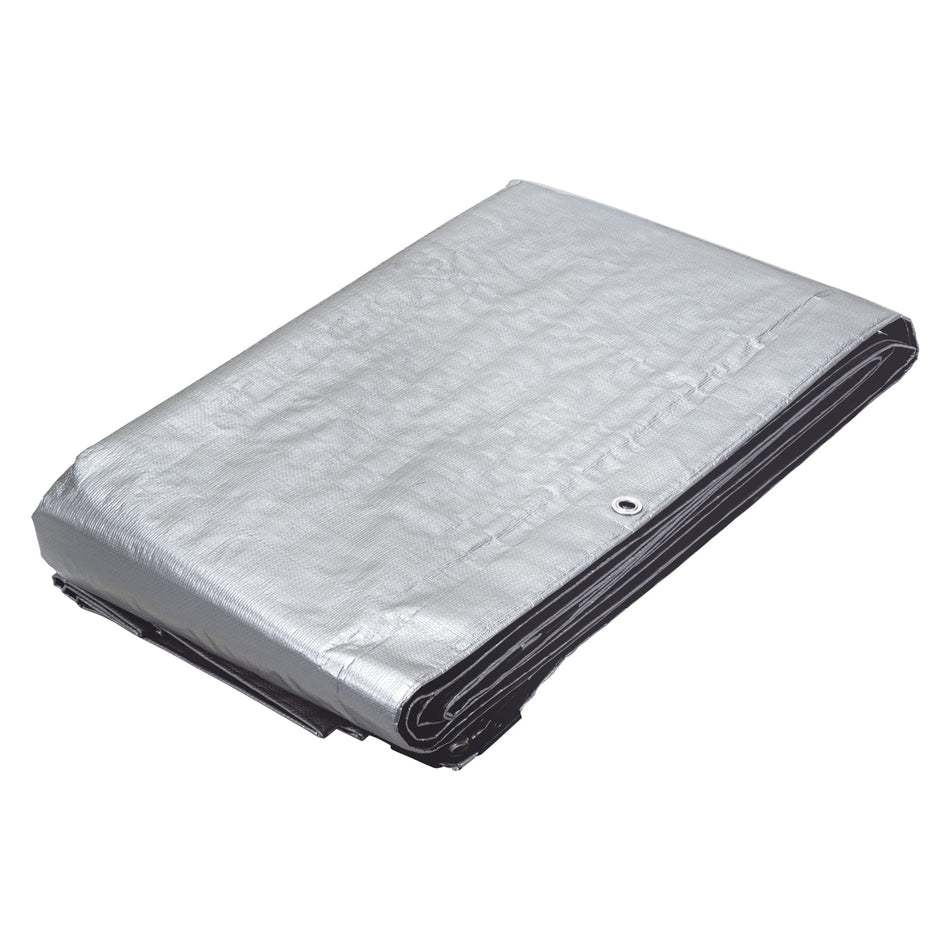 Lona gris reforzada 5 x 6 m, Truper, 15366