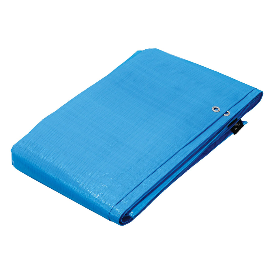 Lona azul reforzada de 5 x 6 m, Truper, 15374