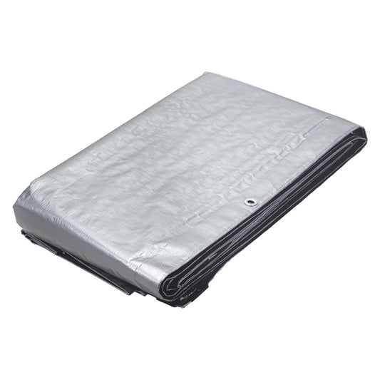 Lona gris reforzada 5 x 6 m, Truper, 15366
