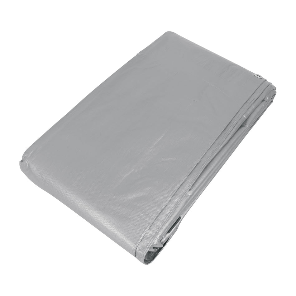 Lona gris reforzada 5 x 7 m, Truper, 10776