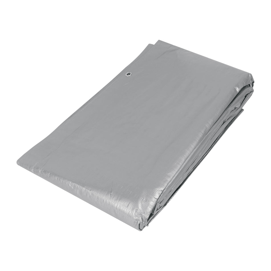 Lona gris reforzada 6 x 6 m, Truper, 10777