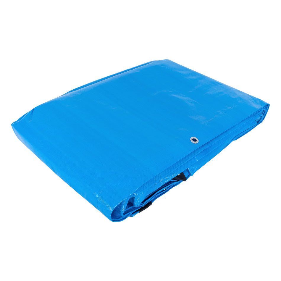 Lona reforzada, 6 x 9 m, azul, 102575