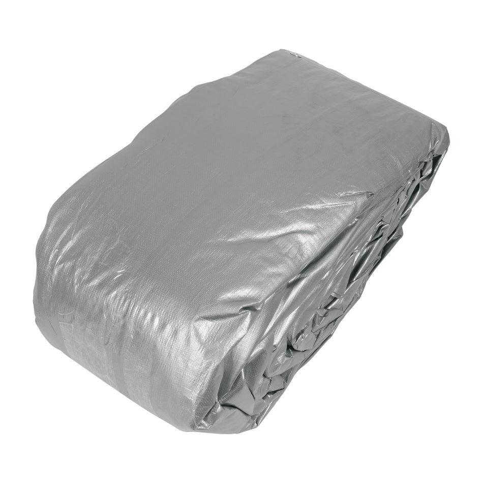Lona gris reforzada 9 x 14 m, Truper, 10780