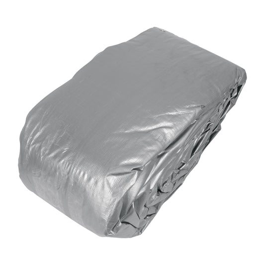 Lona gris reforzada 9 x 14 m, Truper, 10780