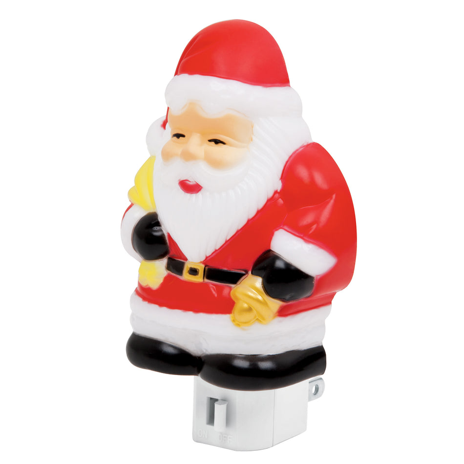 Luz de noche con lámpara E12, Santa Claus, Volteck Caja con 6, 46136