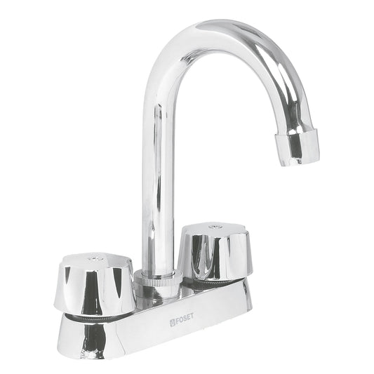 Mezcladora 4' para lavabo, cuello bar, cartucho compresión Caja con 2, 47689