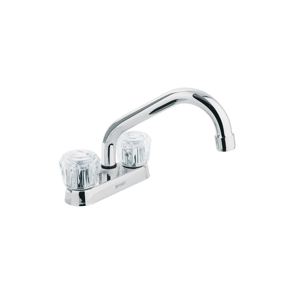 Mezcladora 4' para lavabo, tubular, manerales de acrílico Caja con 2, 47685