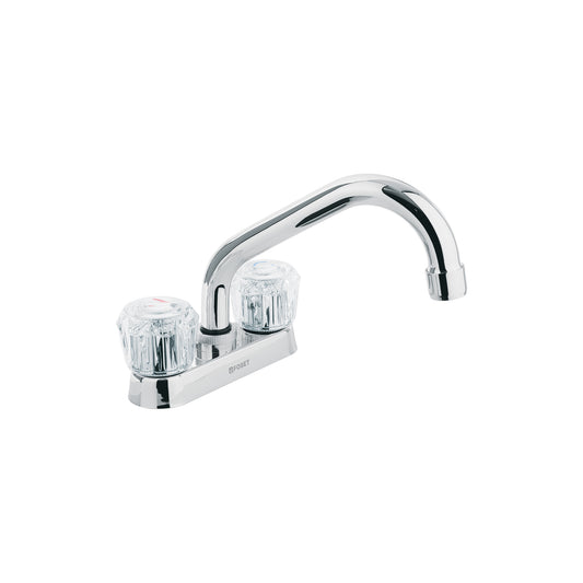 Mezcladora 4' para lavabo, tubular, manerales de acrílico Caja con 2, 47685