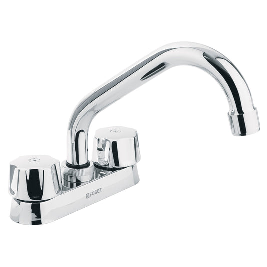 Mezcladora 4' para lavabo, tubular, cartucho cerámico Caja con 2, 47683