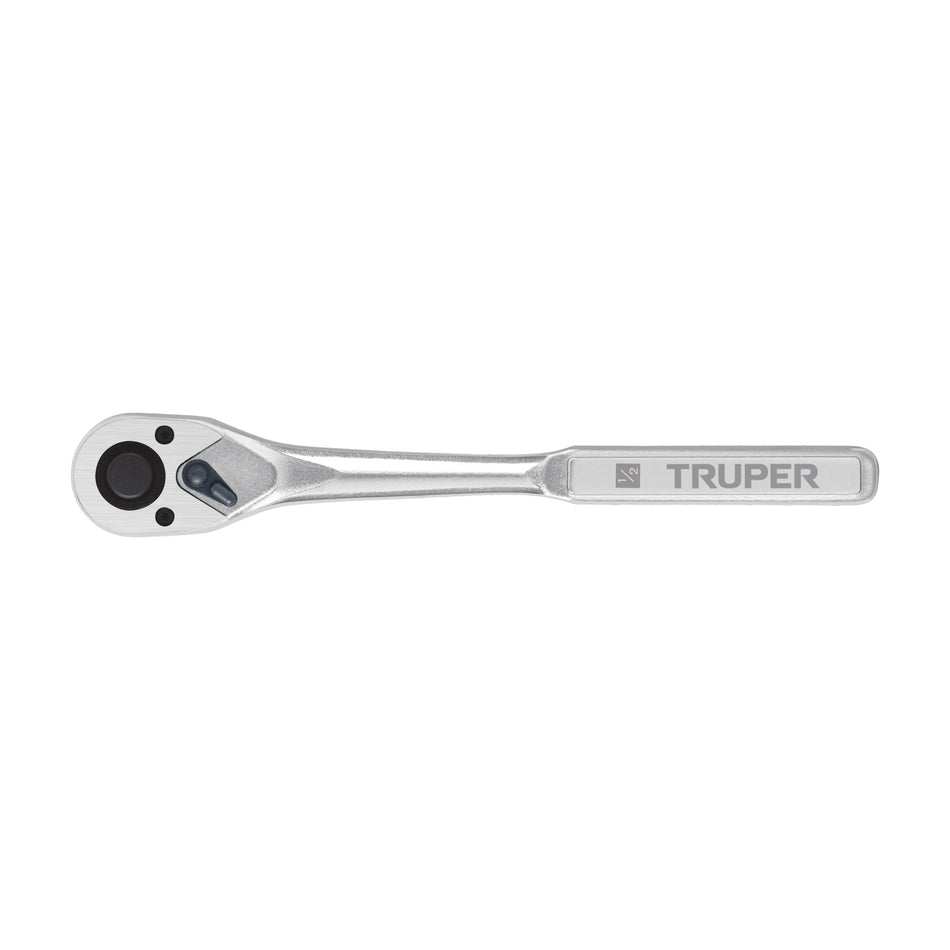 Matraca liberación rápida 72 dientes, cuadro 1/2', Truper, 102401