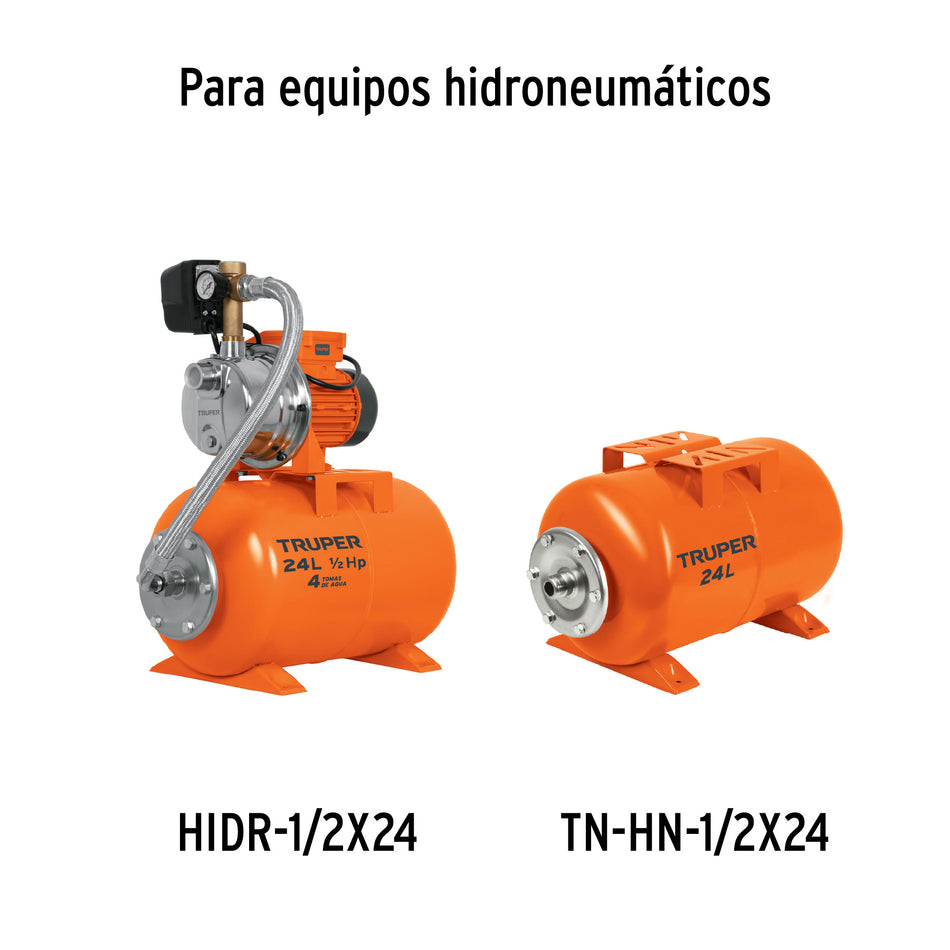 Membrana p/hidroneumáticos HIDR-1/2X24, TRUPER, 102716