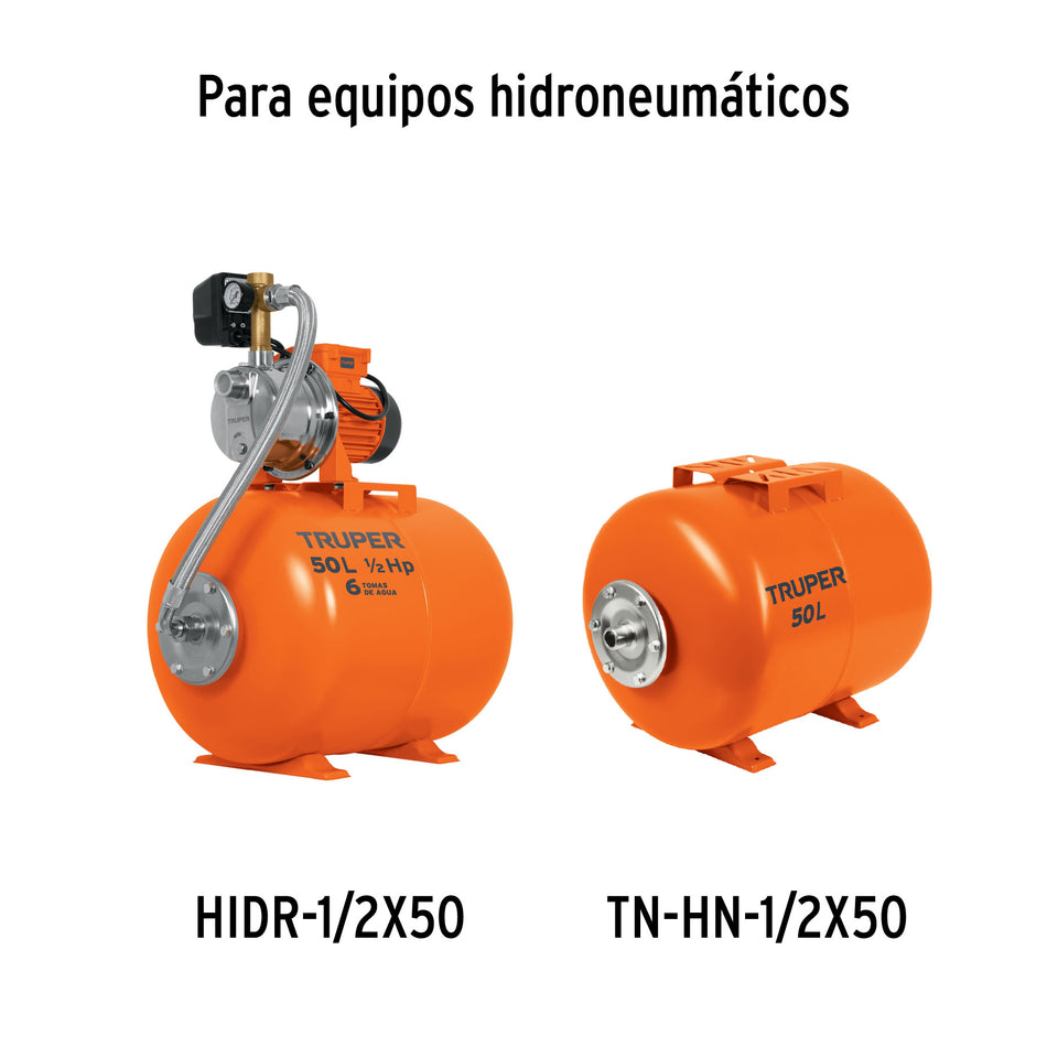 Membrana p/hidroneumáticos HIDR-1/2X50, TRUPER, 102715