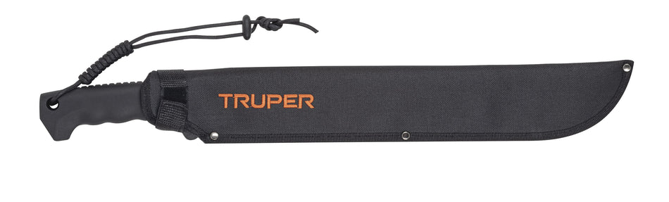 Machete doble filo 14', cacha inyectada, con funda, TRUPER Caja con 3, 103827