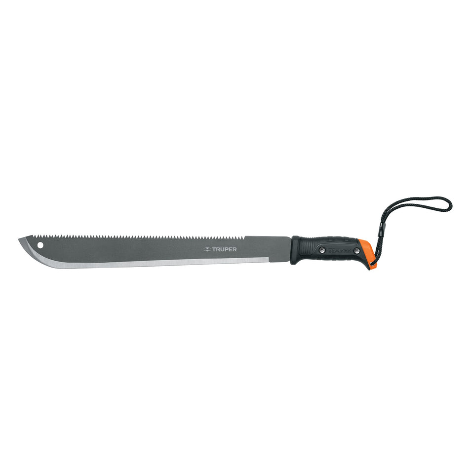 Machete doble filo 18', cacha atornillada, funda de cartón Caja con 3, 15893