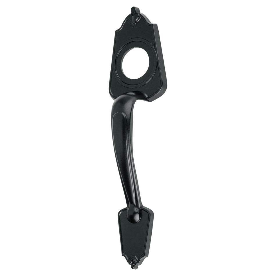 Chapetón metálico para puerta, acabado negro Caja con 3, 46840