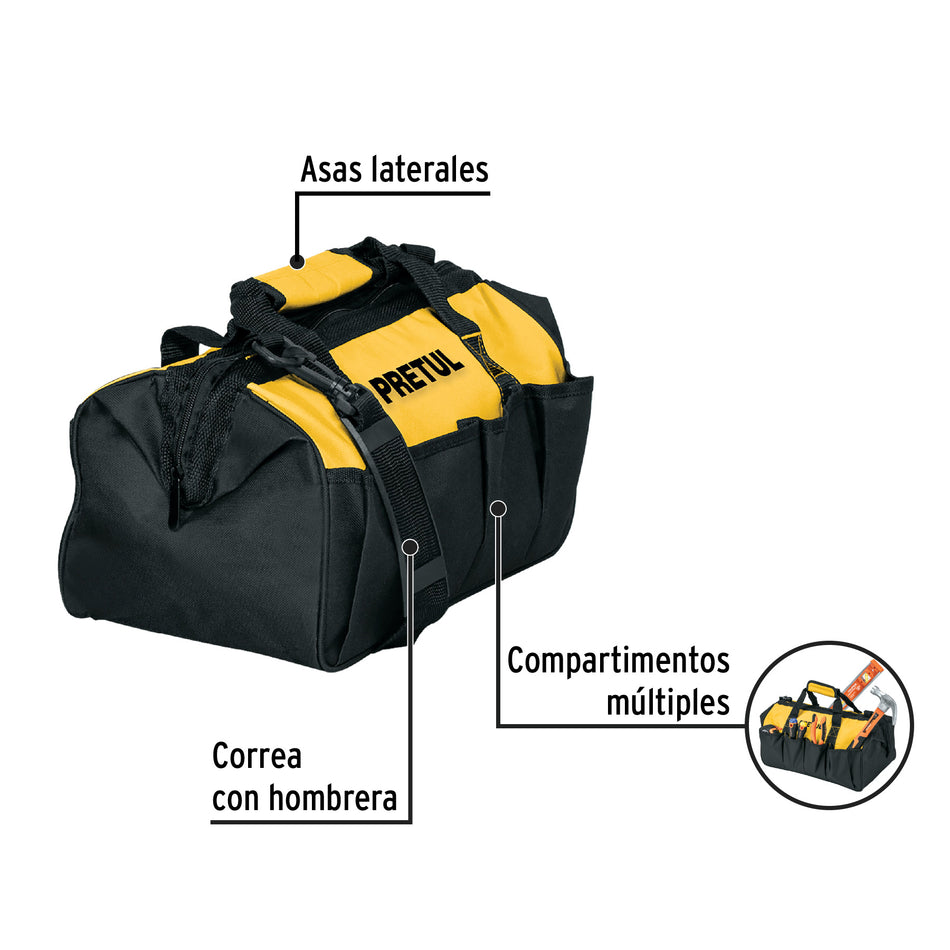 Maletín portaherramientas 14', Pretul, 27216