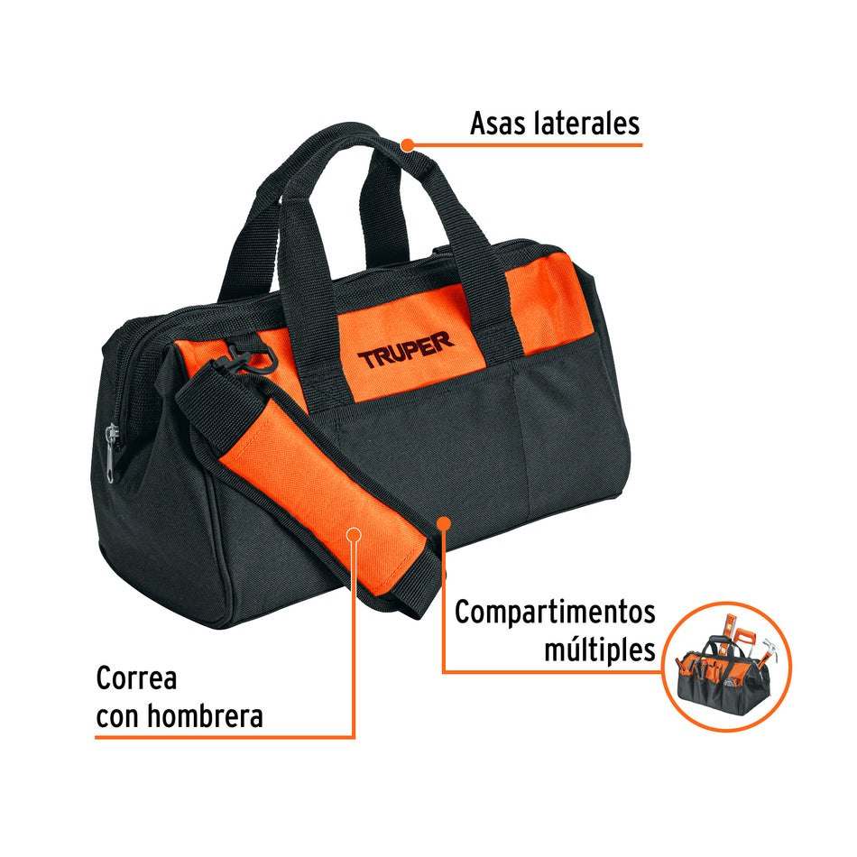 Maleta portaherramientas de 14', Truper, 100376