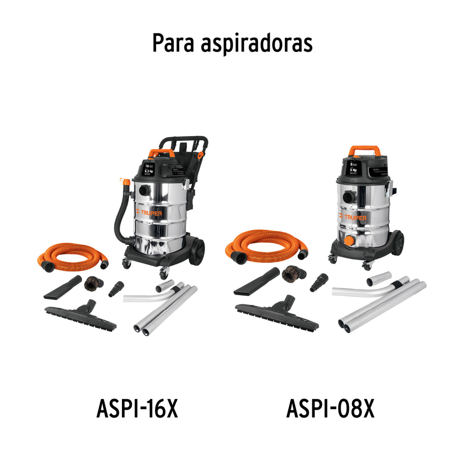 Manguera para aspiradora  ASPI-08X y ASPI-16X, Truper, 19291