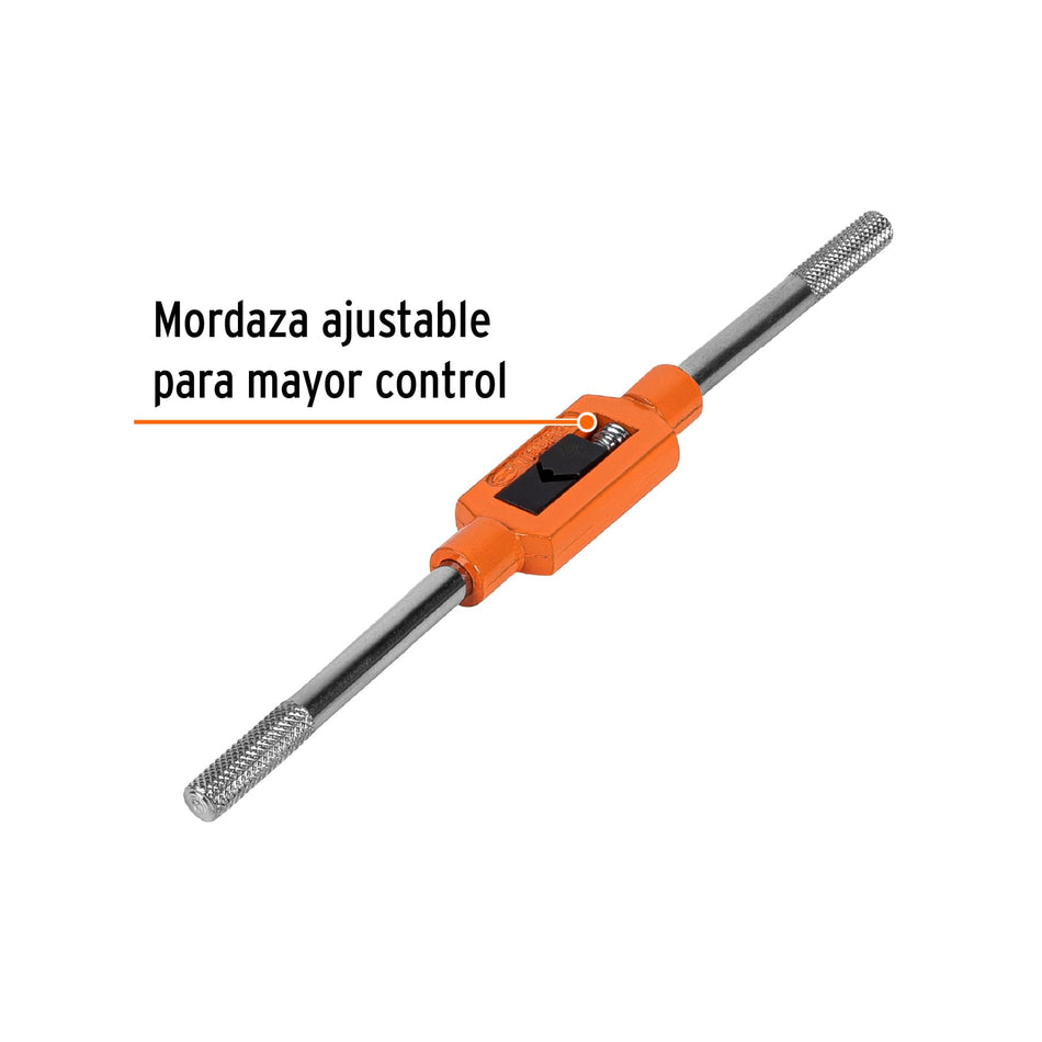 Maneral tipo garrote para machuelo 3/8', Truper Caja con 6, 11435