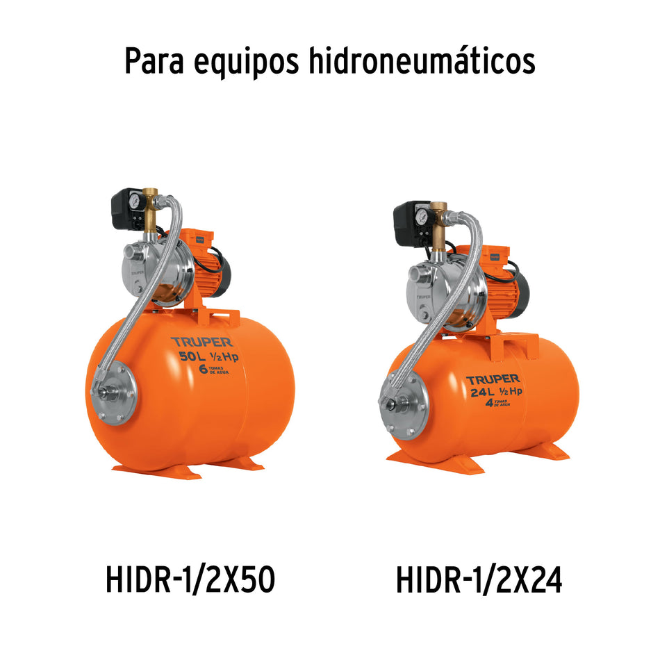 Manguera para equipos hidroneumáticos de 24 y 50 L, TRUPER, 101713