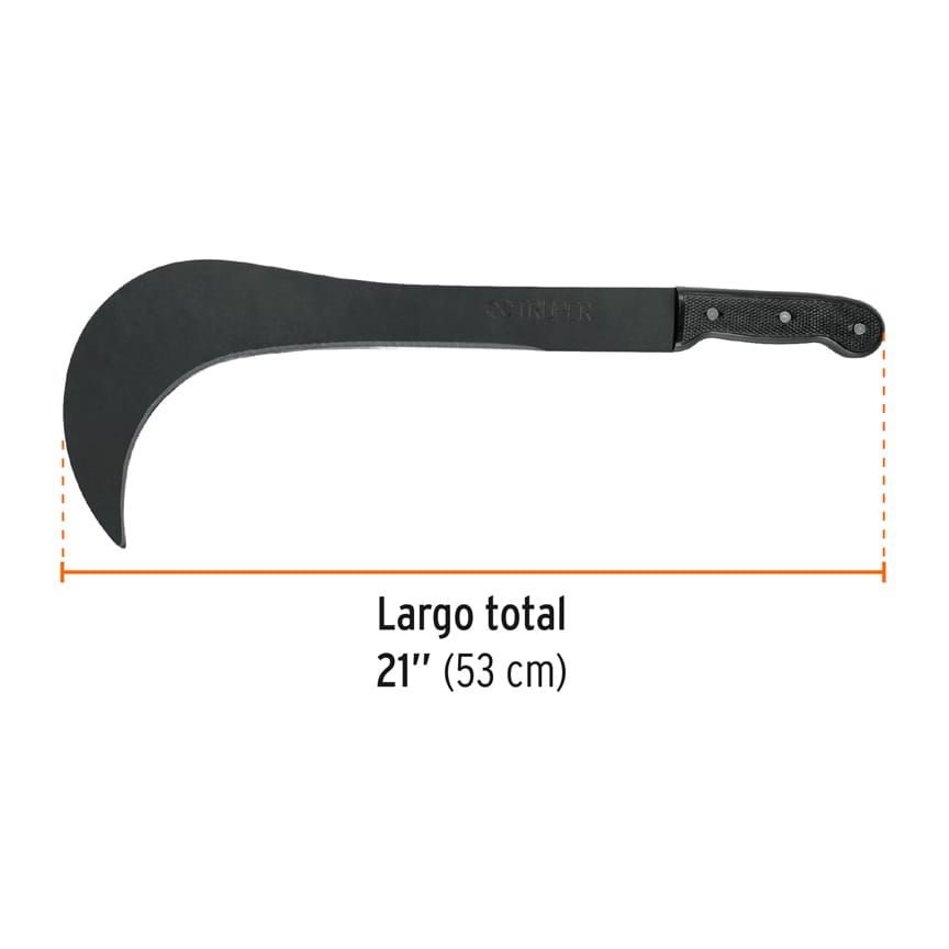 Machete ranchero 16' curvo, Truper Caja con 6, 15876