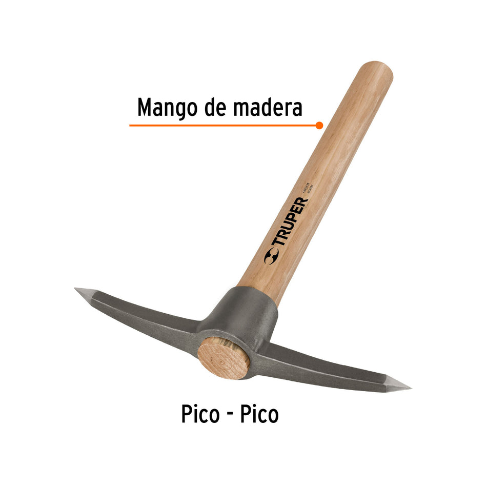 Martelina pico-pico, Truper Caja con 4, 19818