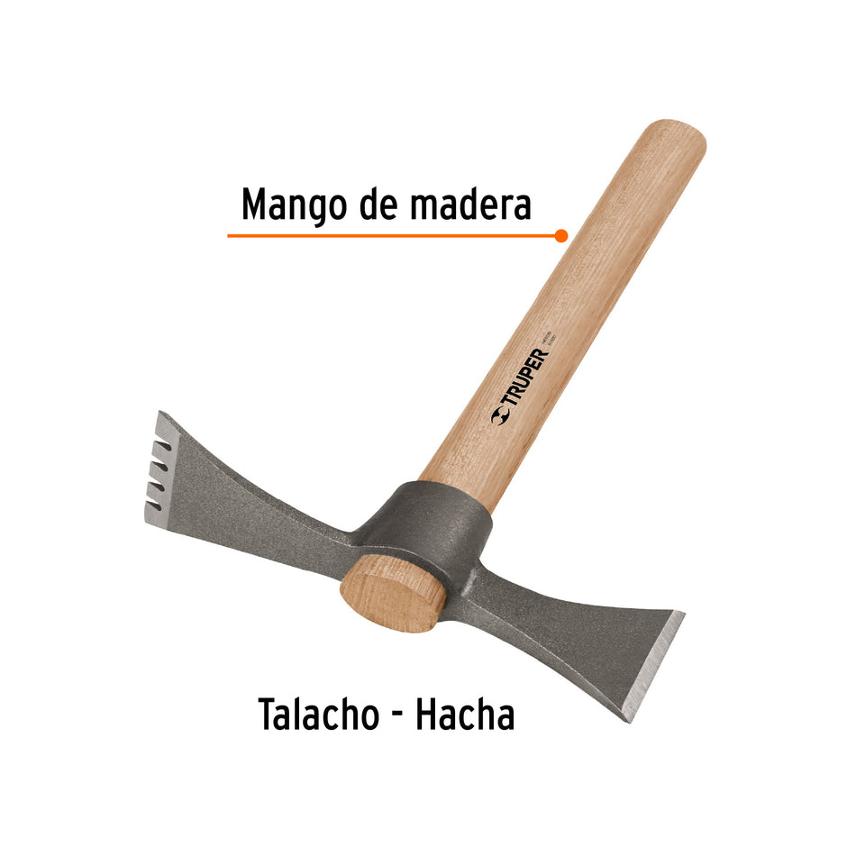 Martelina talacho-hacha, Truper Caja con 4, 19817