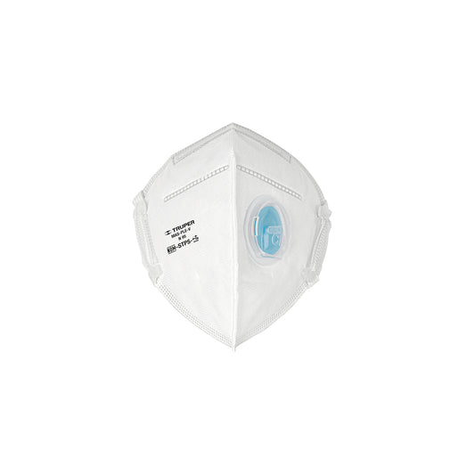 Respirador plegable N95 con válvula para partículas, Truper Caja con 10, 102336