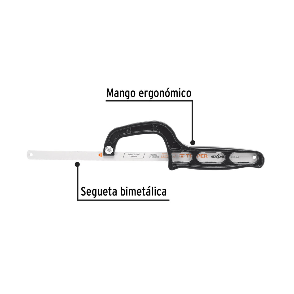 Mini arco 12' de plástico para segueta, Pretul Caja con 6, 20002
