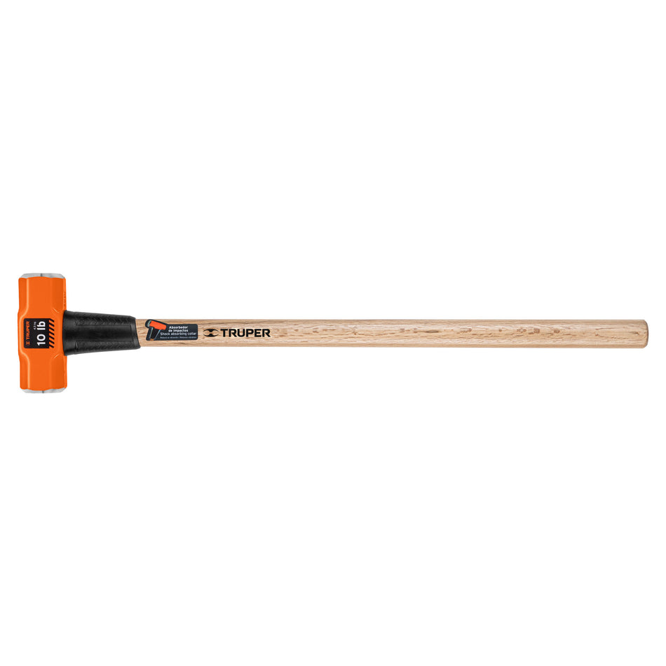Marro octagonal 10 lb, mango de madera 36', Truper, 16512
