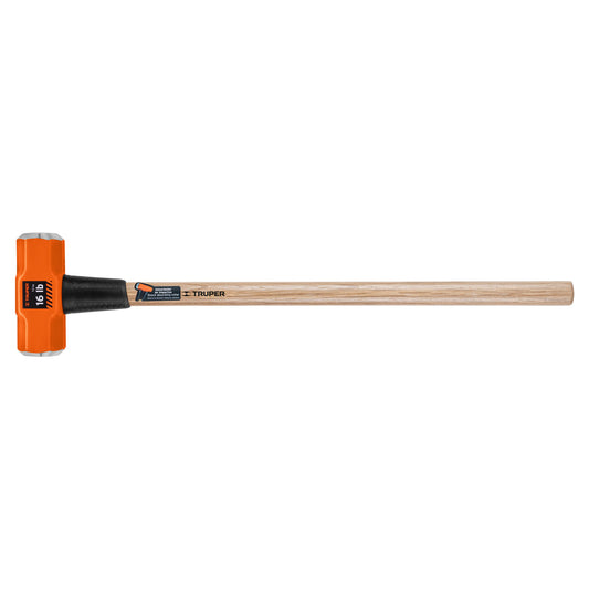 Marro octagonal 16 lb, mango de madera 36', Truper, 16515